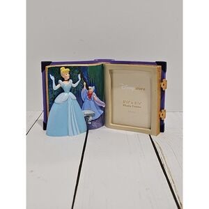 Disney Store Princess Cinderella 3D Resin Frame Photo Opening 2.5"x3‎ 1/4" RARE